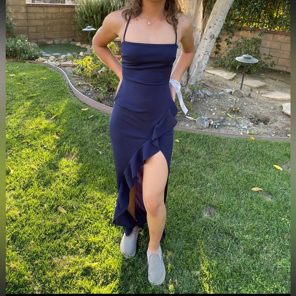 Sleeveless High Slit Formal Dress from Windsor - Picture 10 of 11